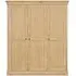Moreno 3 Door Wardrobe - Oak