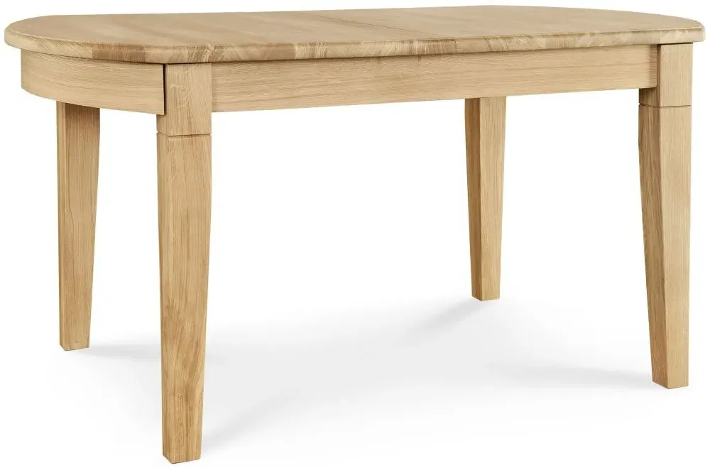 Moreno 4-6 Seater Oval Extending Dining Table - Oak