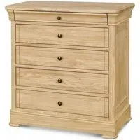 Moreno 5 Drawer Chest - Oak