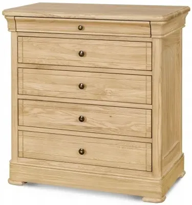Moreno 5 Drawer Chest - Oak image