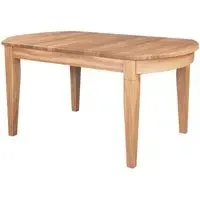 Moreno 6-Seater Oval Extendable Dining Table - Oak