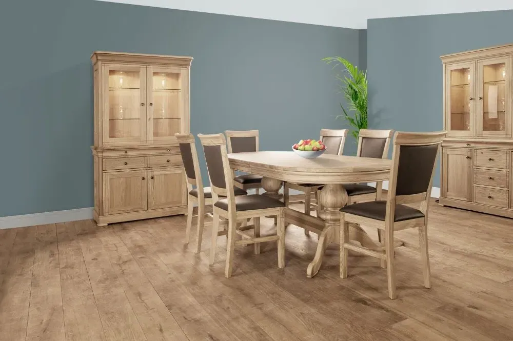 Moreno 8-Seater Extending Dining Table - Oak