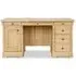Moreno Double Pedestal Desk - Oak