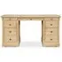 Moreno Double Pedestal Dressing Table - Oak