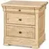 Moreno Oak 3 Drawer Bedside Cabinet - Oak