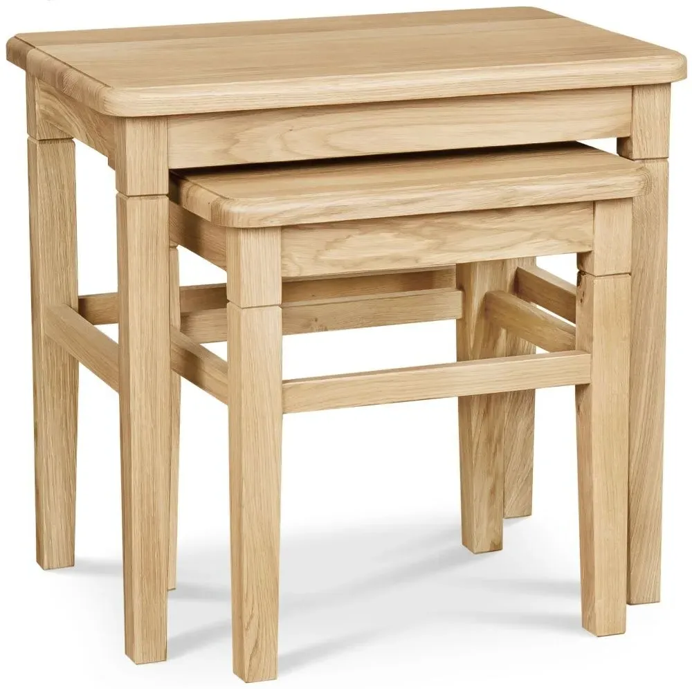 Moreno Oak Nest of Tables