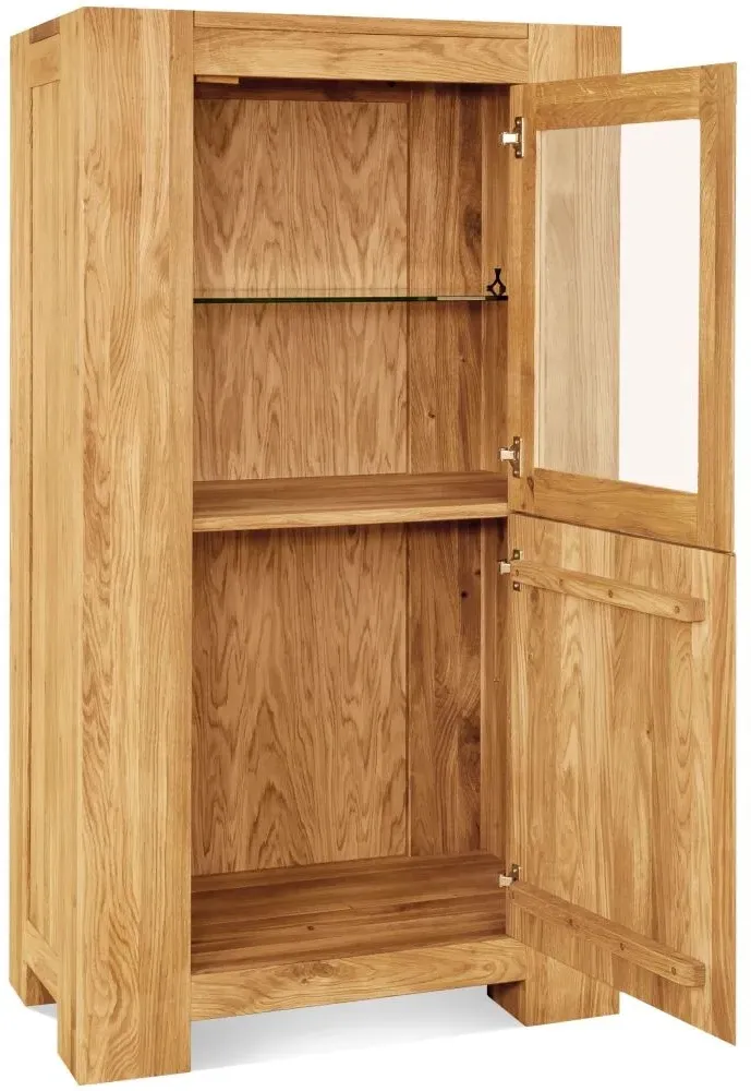 Small Display Cabinet - Oak