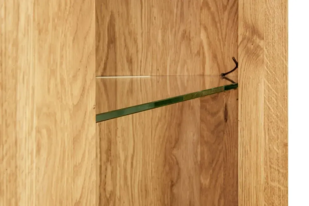 Small Display Cabinet - Oak