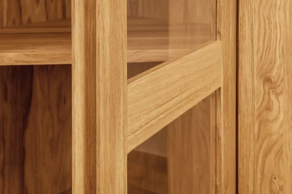 Small Display Cabinet - Oak