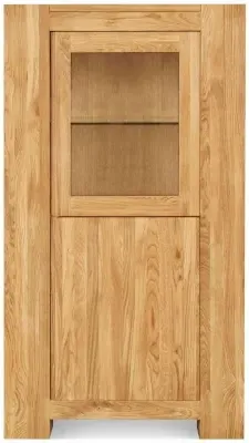 Small Display Cabinet - Oak image