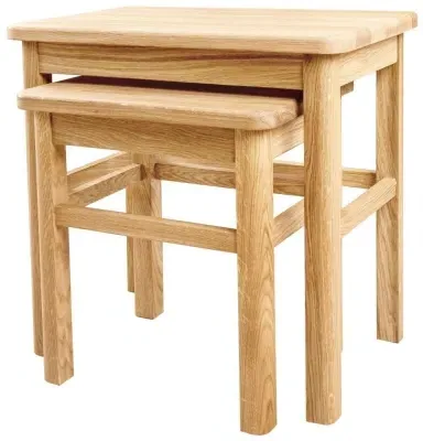 Sorento Oak Nest of Tables