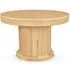 Sorento Oak Round 4 Seater Extendable Dining Table