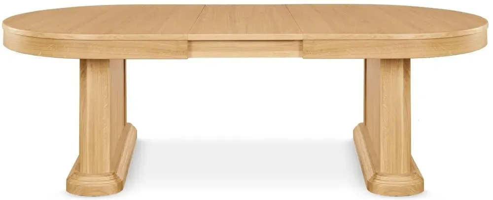 Sorento Oval Extending Dining Table - 8 Seater - Oak