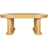 Sorento Oval Extending Dining Table - 8 Seater - Oak