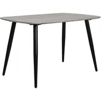 Addison 4-Seater Dining Table - Grey, Oak Effect
