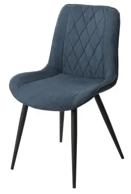 Addison Diamond Stitch Dining Chair - Blue, Fabric