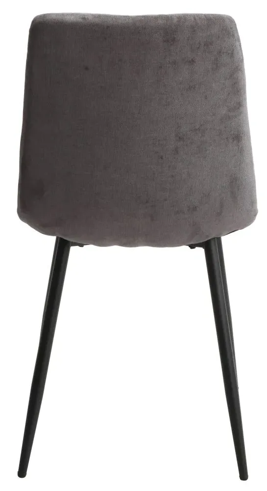 Addison Straight Stitch Dining Chair - Grey, Fabric