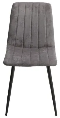 Addison Straight Stitch Dining Chair - Grey, Fabric