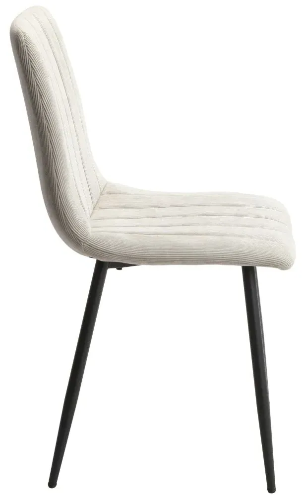 Addison Straight Stitch Dining Chair - Light Grey
