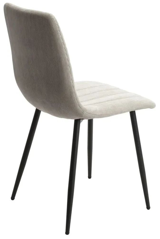 Addison Straight Stitch Dining Chair - Light Grey