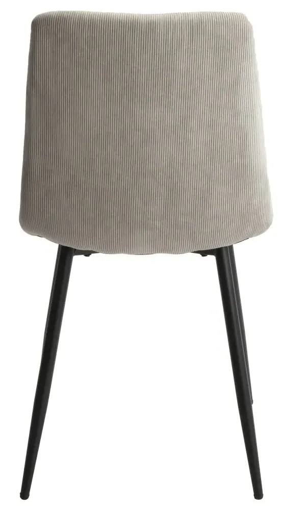 Addison Straight Stitch Dining Chair - Light Grey