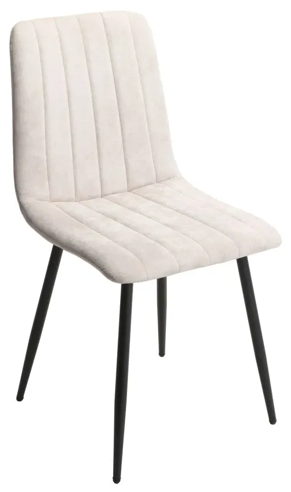 Addison Straight Stitch Dining Chair - Natural, Fabric