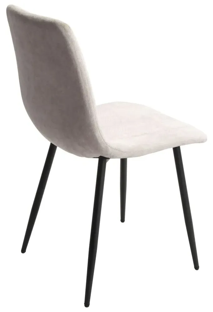 Addison Straight Stitch Dining Chair - Natural, Fabric