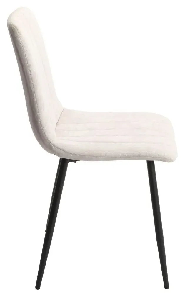 Addison Straight Stitch Dining Chair - Natural, Fabric