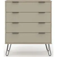 Alaska 4 Drawer Chest with Hairpin Legs - Driftwood