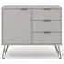 Alaska 90cm Small Sideboard with Hairpin Legs - Grey