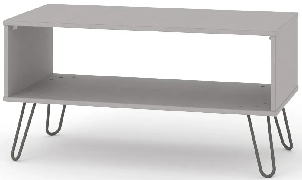 Alaska Coffee Table with Hairpin Legs - Grey