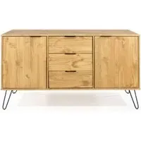 Alaska Medium Sideboard with Hairpin Legs - Pine