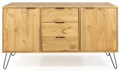 Alaska Medium Sideboard with Hairpin Legs - Pine