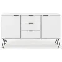 Alaska Medium Sideboard with Hairpin Legs - White