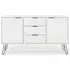 Alaska Medium Sideboard with Hairpin Legs - White