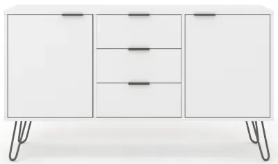 Alaska Medium Sideboard with Hairpin Legs - White