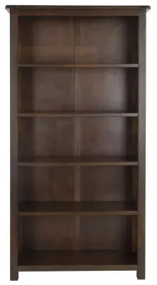 Bent Tall Bookcase - Dark Lacquered image