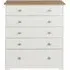 Chase 5 Drawer Chest - White
