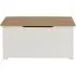 Chase Storage Ottoman - White