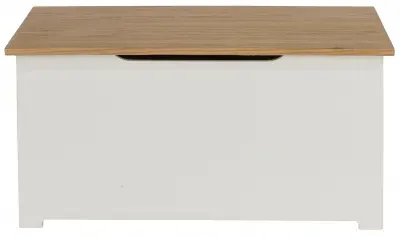 Chase Storage Ottoman - White image