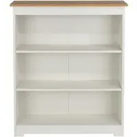 Chase Wide Bookcase - White