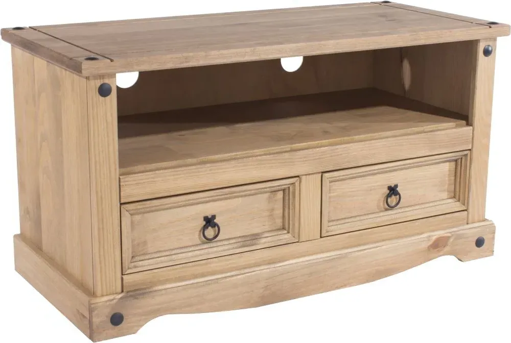 Corona 95cm TV Unit - Pine