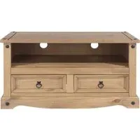 Corona 95cm TV Unit - Pine