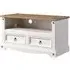 Corona 95cm TV Unit - White, Pine