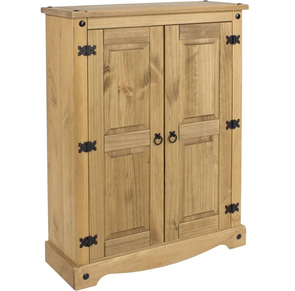 Corona Mexican 2 Door Cupboard Unit - Pine