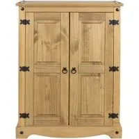 Corona Mexican 2 Door Cupboard Unit - Pine