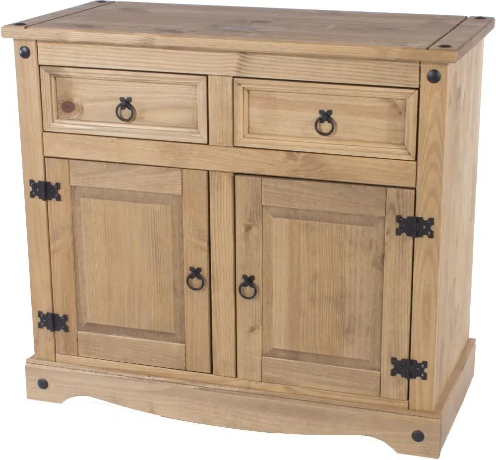 Corona Mexican 2 Door Small Sideboard - Pine