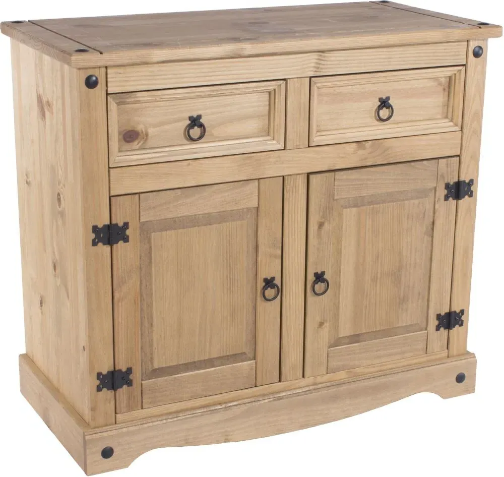Corona Mexican 2 Door Small Sideboard - Pine