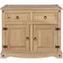 Corona Mexican 2 Door Small Sideboard - Pine
