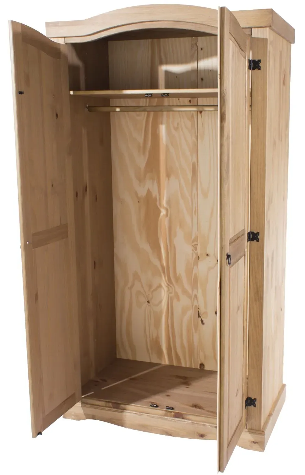 Corona Mexican 2 Door Wardrobe - Pine